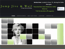 Tablet Screenshot of jumpjivesalon.com